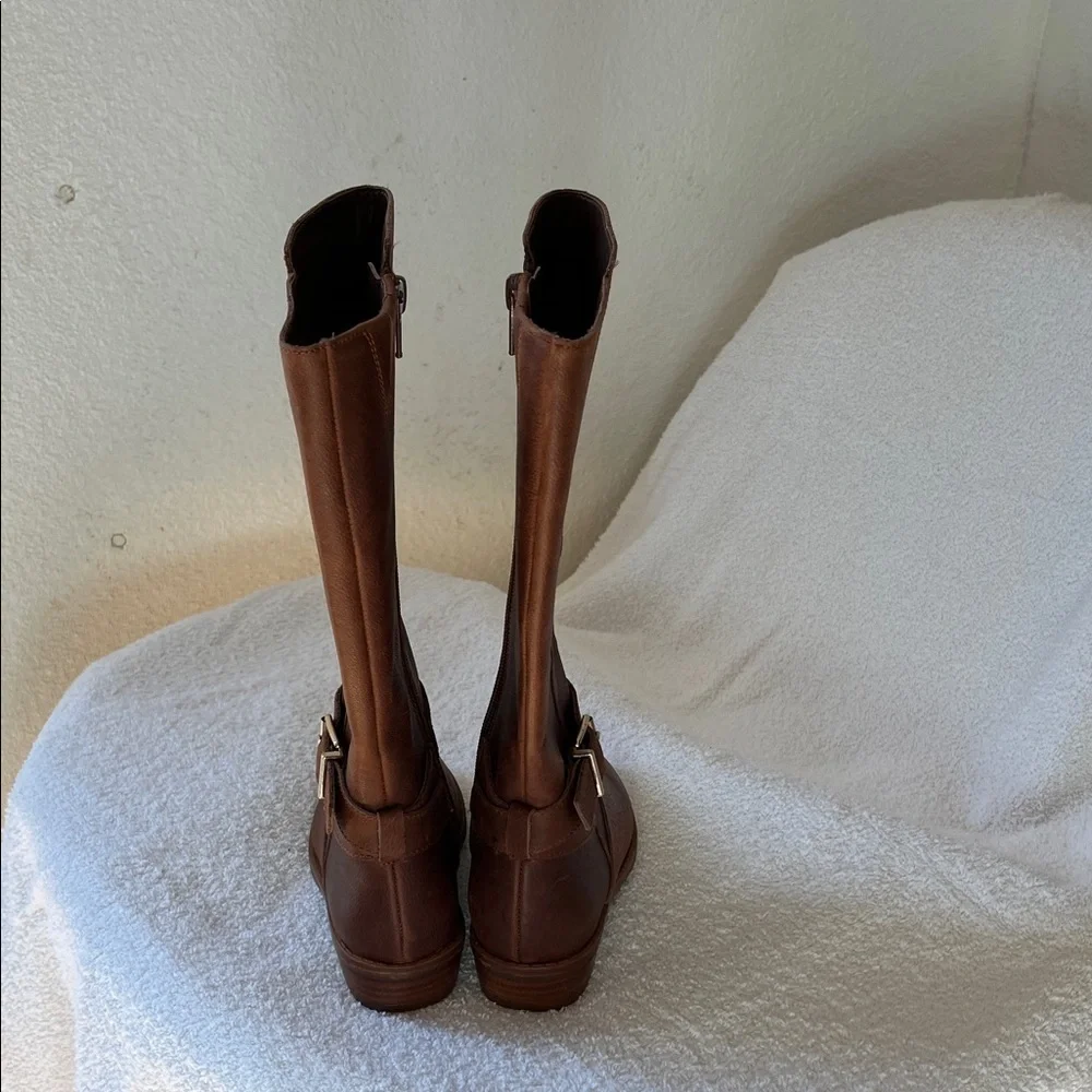 GB Girls Brown Knee-High Boots